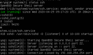 Cara Cek Status SSH di Ubuntu 20.04