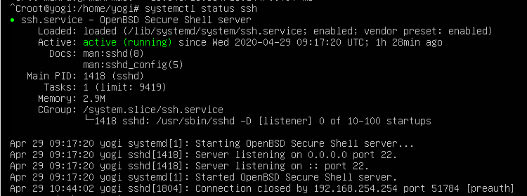 Cara Cek Status SSH di Ubuntu 20.04