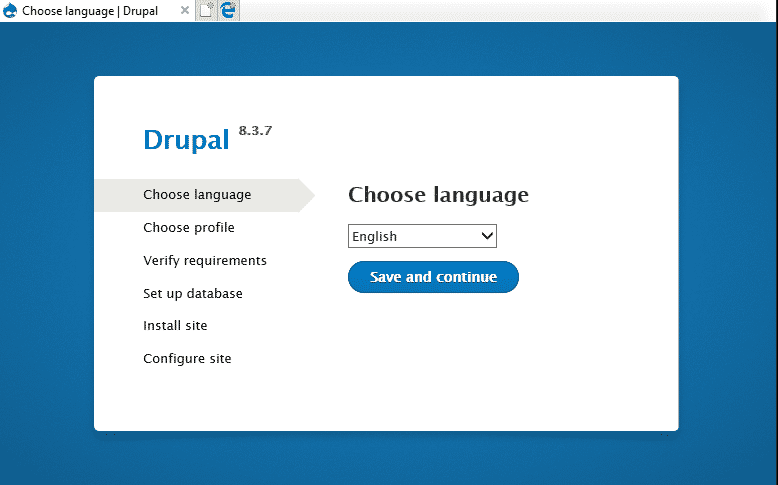 Cara Install Drupal