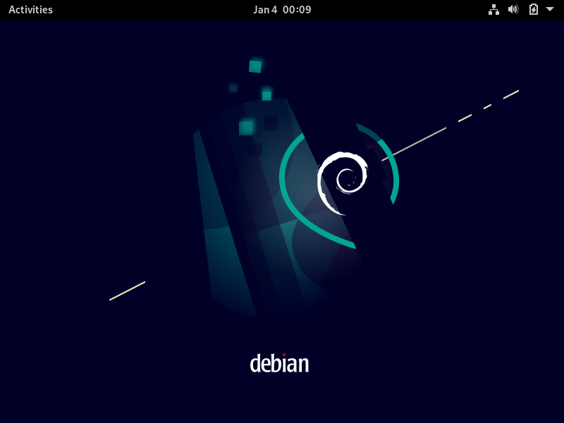 tampilan dekstop debian 11