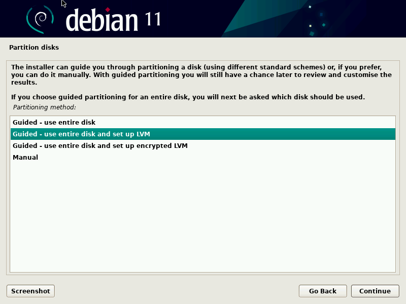 partisi debian 11