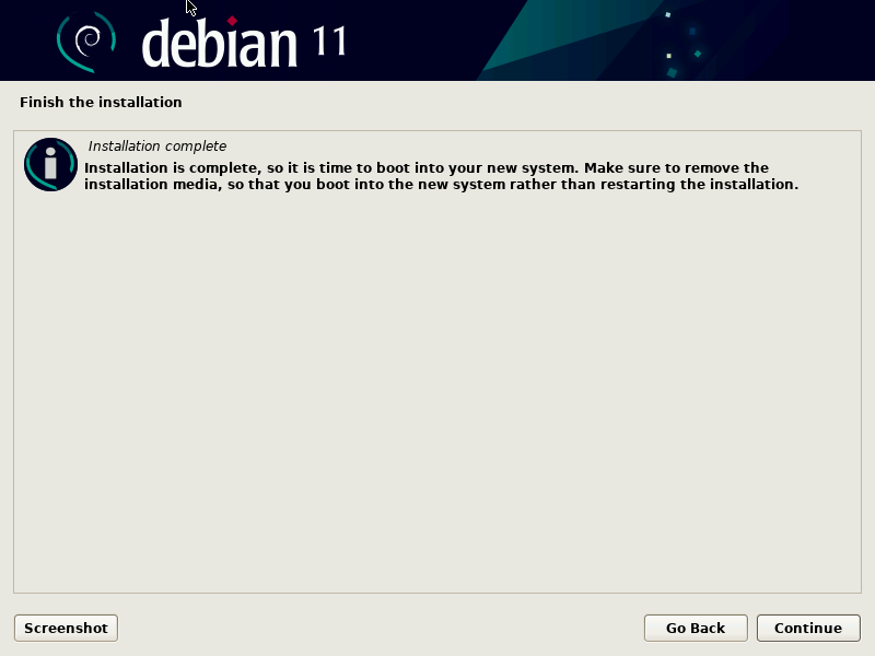 instalasi complete debian 11