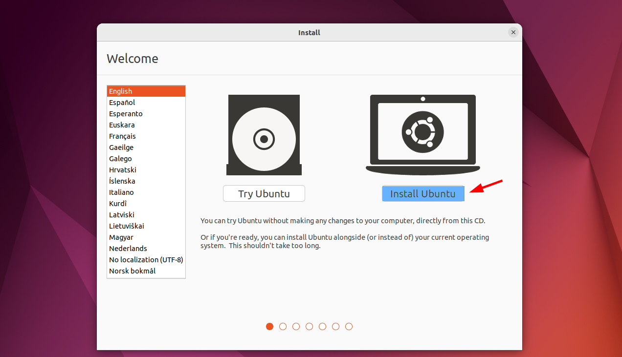 Carw Install Ubuntu 22.04 LTS (Jammy Jellyfish)