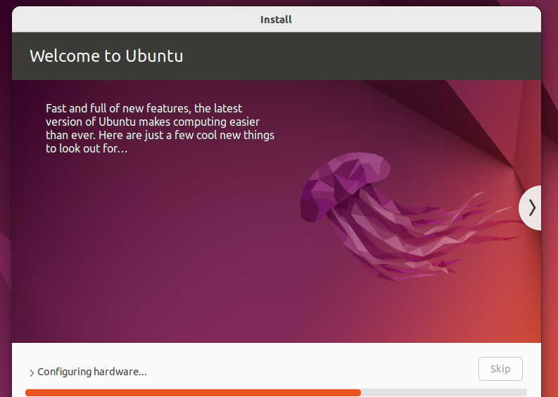 Proses Install Ubuntu 22.04 LTS (Jammy Jellyfish)