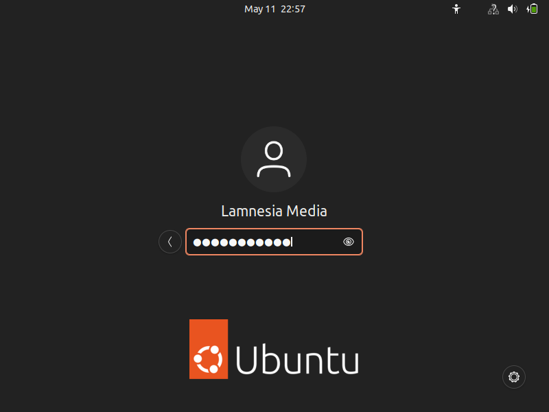 Login OS Ubuntu