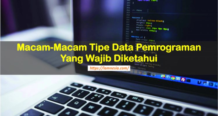 Macam-macam tipe data