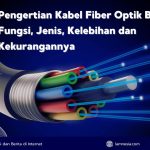 llustrasi gambar fiber optik