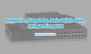 Pengertian, Fungsi dan Jenis Switch dalam Jaringan Komputer